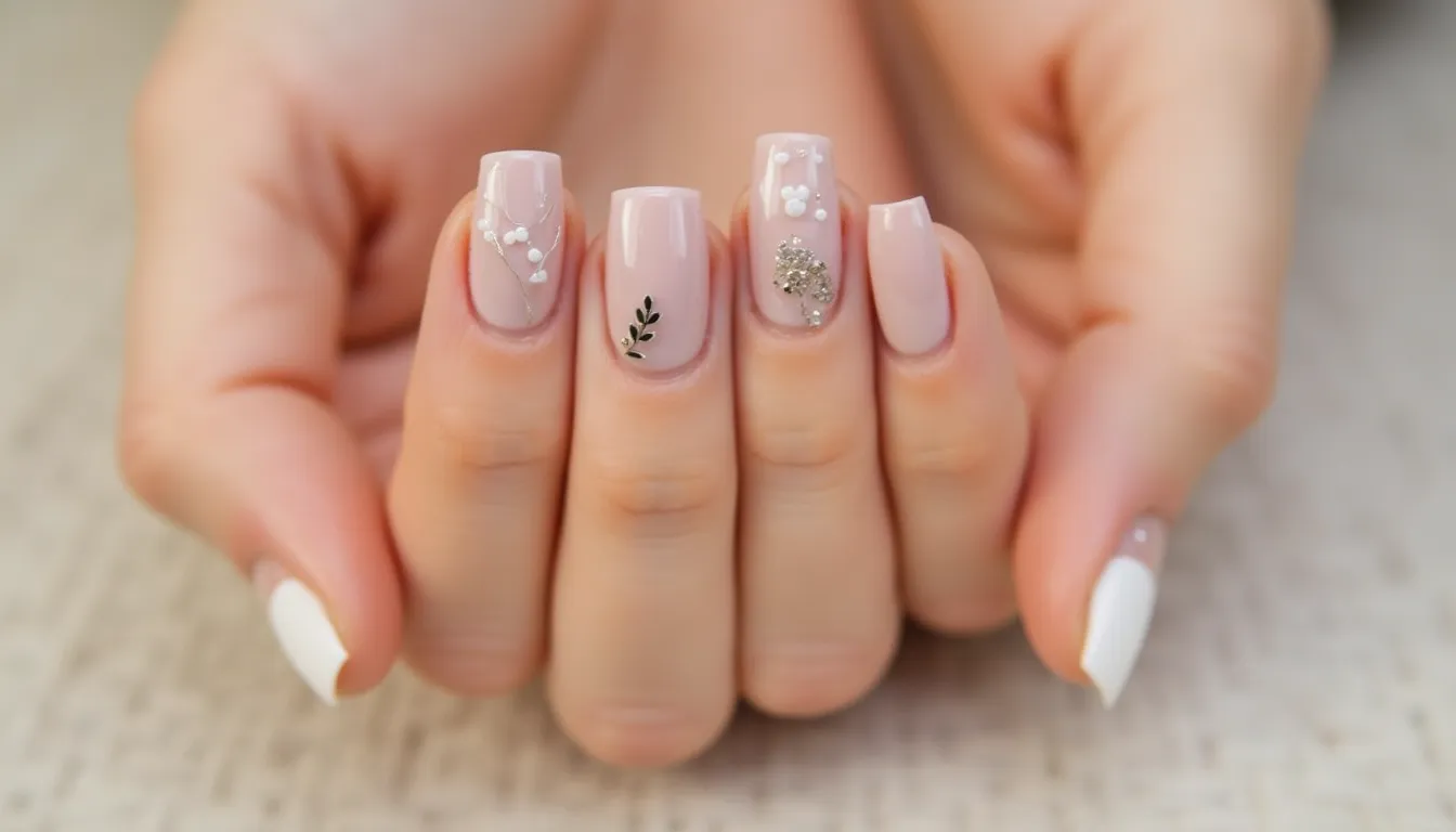 nail designs for short nails
