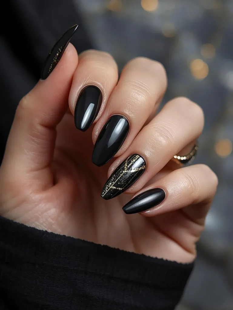 Black Nail Designs