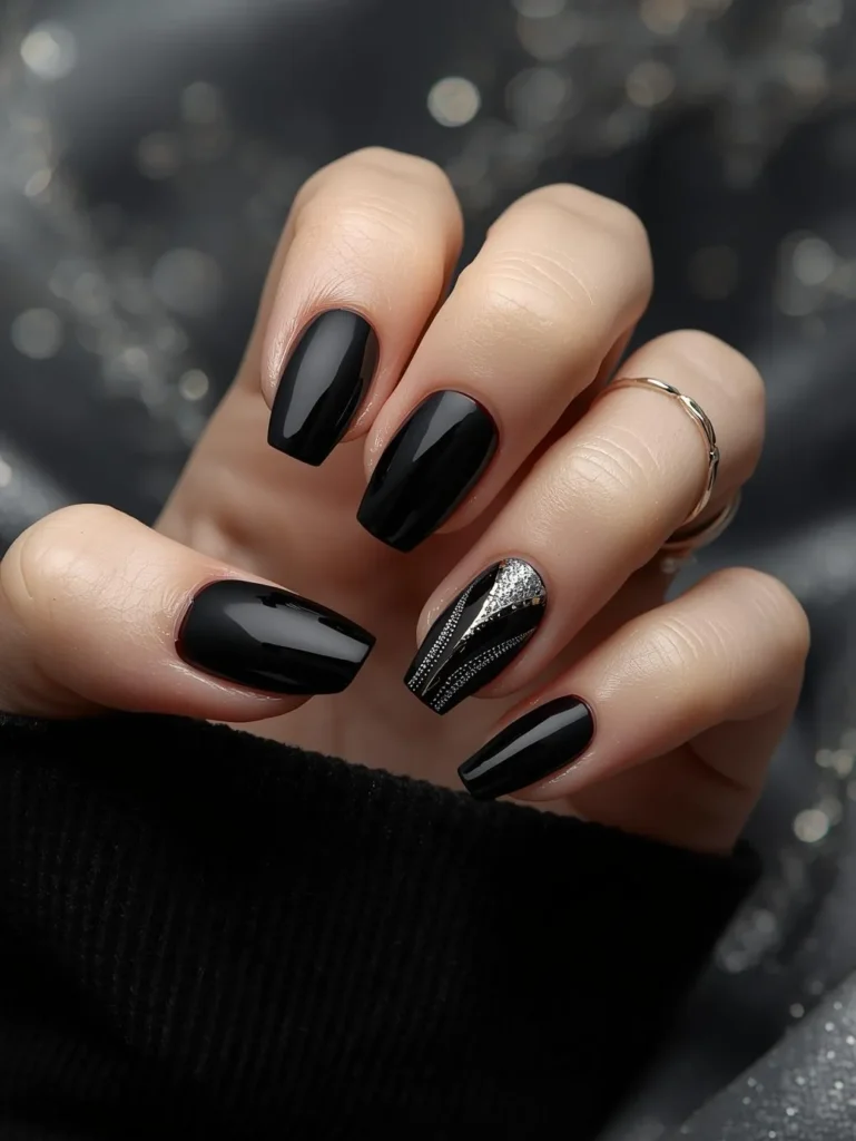 Black Nail Designs