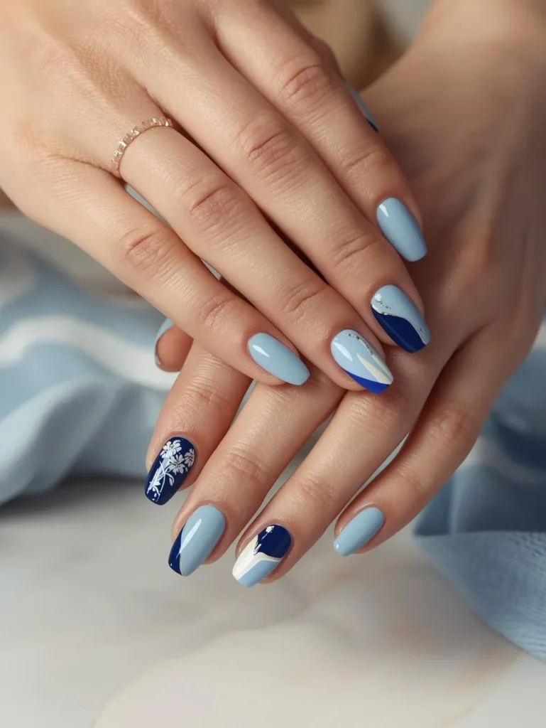 Blue Nail Designs