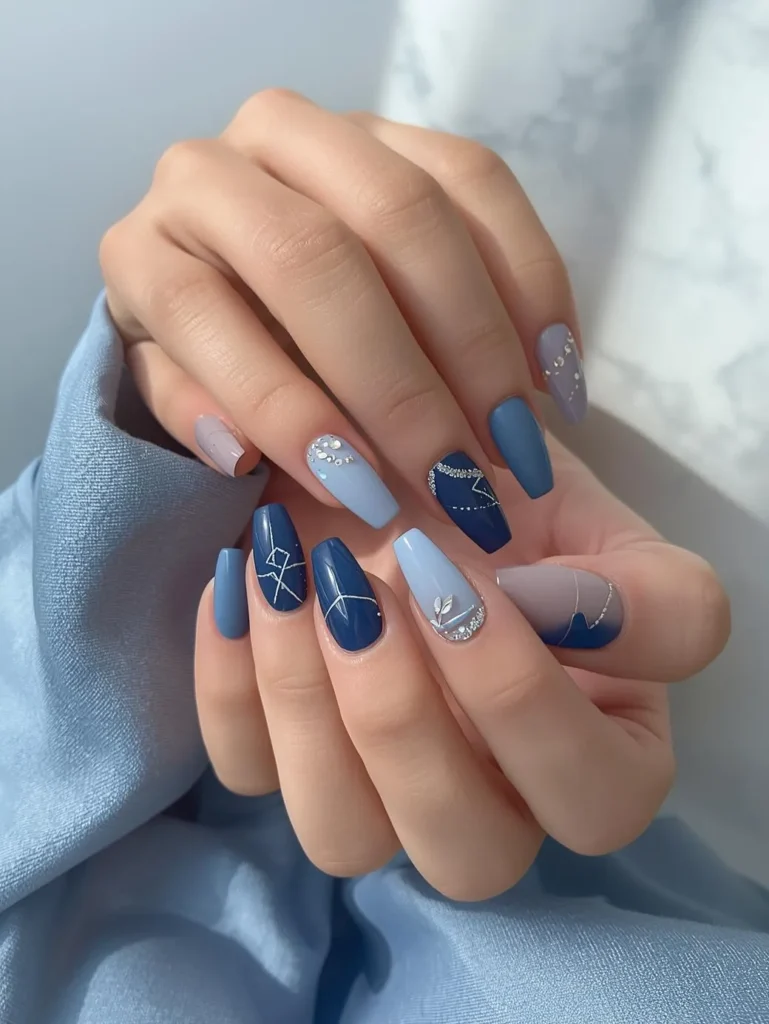 Blue Nail Designs