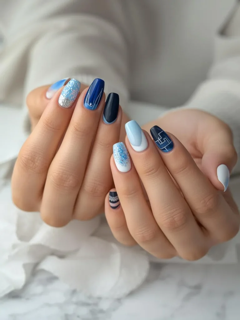 Blue Nail Designs
