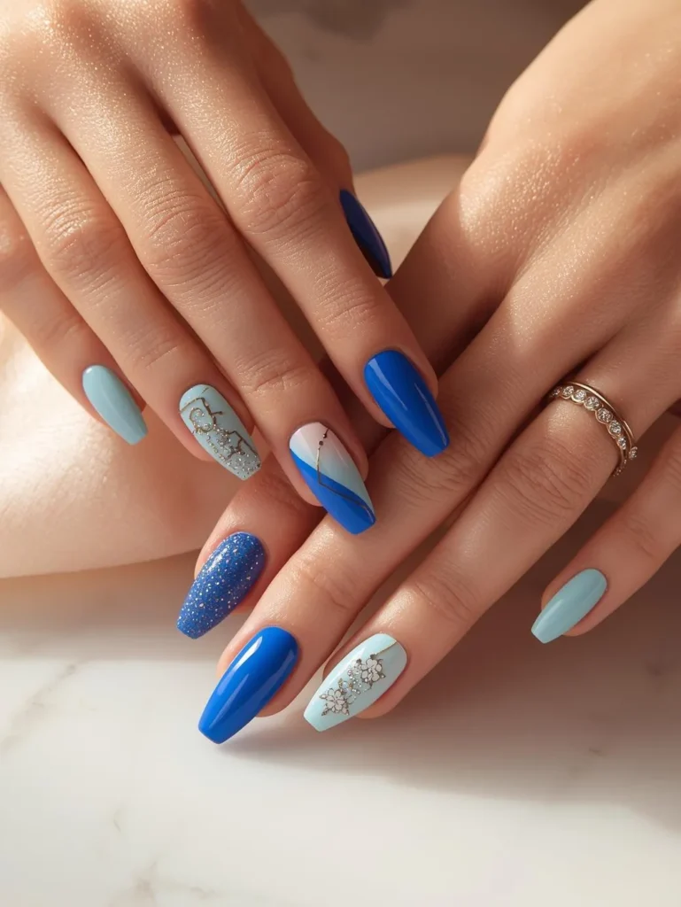 Blue Nail Designs