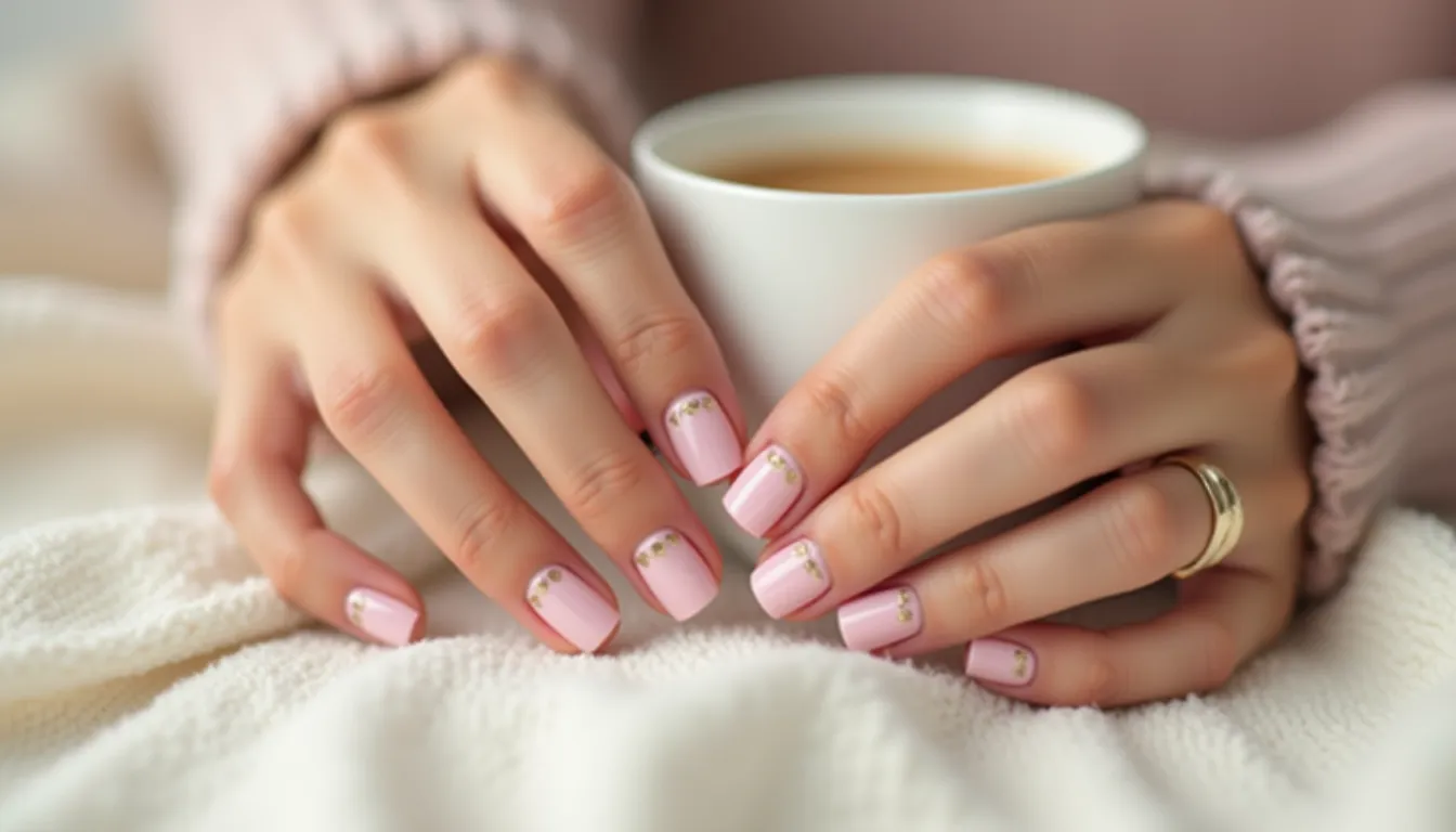 easy nail styles for short nails