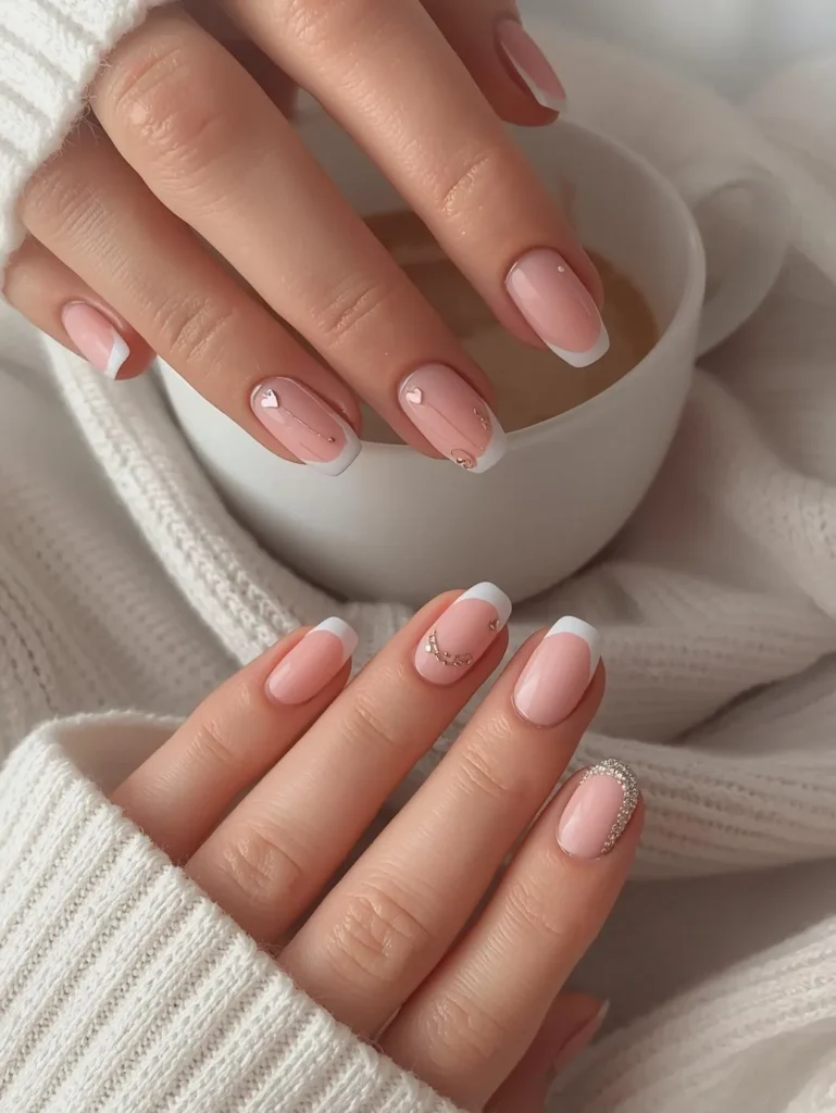 easy nail styles for short nails
