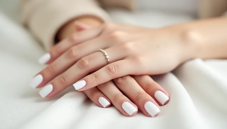 white nail designs